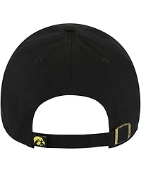 Women's '47 Brand Black Iowa Hawkeyes Sidney Clean Up Adjustable Hat