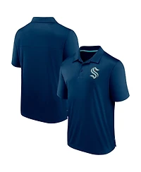 Men's Fanatics Navy Seattle Kraken Polo Shirt