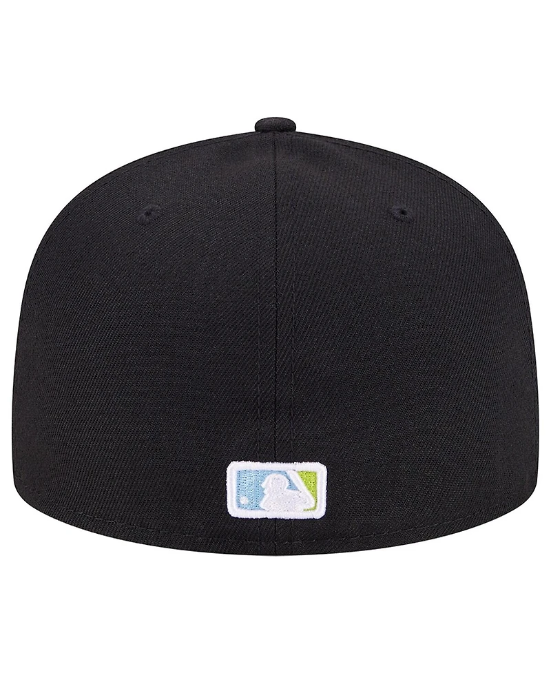 Men's New Era Black Chicago Cubs Multi-Color Pack 59FIFTY Fitted Hat