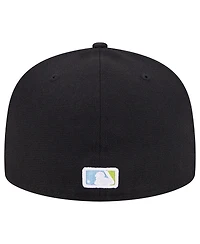 Men's New Era Black Chicago Cubs Multi-Color Pack 59FIFTY Fitted Hat