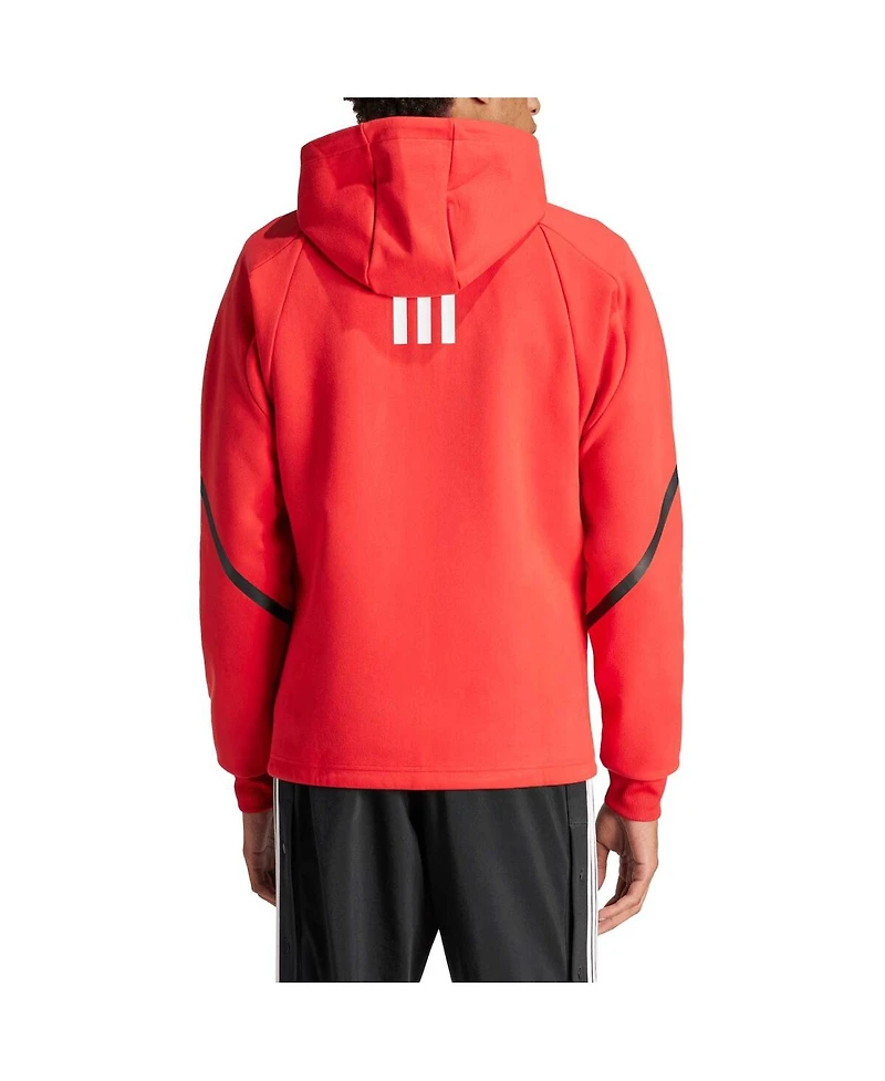 Men's adidas Red New York Bulls 2024 Anthem Travel Full-Zip Jacket