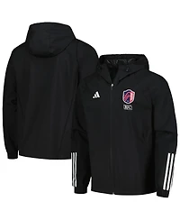 Men's adidas Black St. Louis City Sc 2024 All-Weather Raglan Full-Zip Jacket