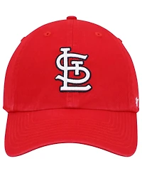 Men's '47 Brand Red St. Louis Cardinals Clean Up Adjustable Hat
