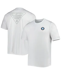 Men's Columbia White Charlotte Fc Terminal Tackle Omni-Shade T-shirt