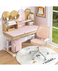 Kids Desk Chair Swivel Mesh Children Computer with Adjustable Height