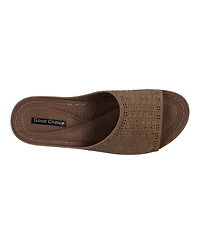 Gc Shoes Women's Atlanta Studded Comfort Wedge Sandals