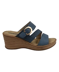 Gc Shoes Women's Odalis Buckle Comfort Wedge Sandals