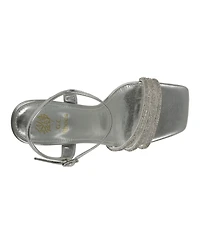 Gc Shoes Women's Tyra Embellished Block Heel Dress Sandals