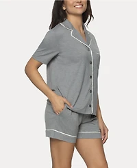 Felina Women's Jessie 2 Pc. Pajama Short Set