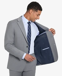 Tommy Hilfiger Men's Solid Pearl Grey Suit Separate Jacket