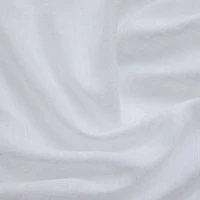 Hlc.Me Madison Faux Linen Textured Semi Sheer Privacy Sun Light Filtering Transparent Window Grommet Long Thick Curtains Drapery Panels For Bedroom Living Room 2 Panels