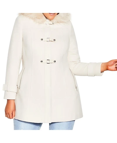 City Chic Plus Wonderwall Coat