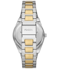 Fossil Women's Scarlette Three-Hand Two-Tone Stainless Steel Watch 38mm