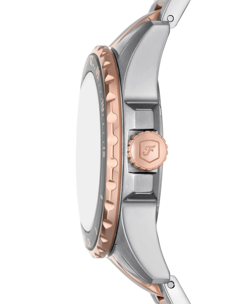 Fossil Women's Blue Dive Three-Hand Two-Tone Stainless Steel Watch 36mm