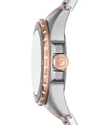 Fossil Women's Blue Dive Three-Hand Two-Tone Stainless Steel Watch 36mm
