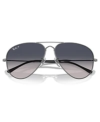 Ray-Ban Unisex Polarized Sunglasses, Old Aviator Rb3825