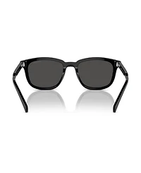 Prada Iconic Plaque Rectangular Men's Sunglasses
