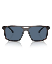 Prada Iconic Plaque Rectangular Men's Sunglasses