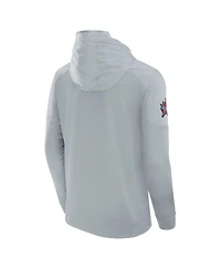 Men's Fanatics Gray 2024 Nhl All-Star Game Authentic Pro Tech Fleece Pullover Hoodie