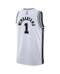 Big Boys Nike Victor Wembanyama White San Antonio Spurs Swingman Jersey - Association Edition