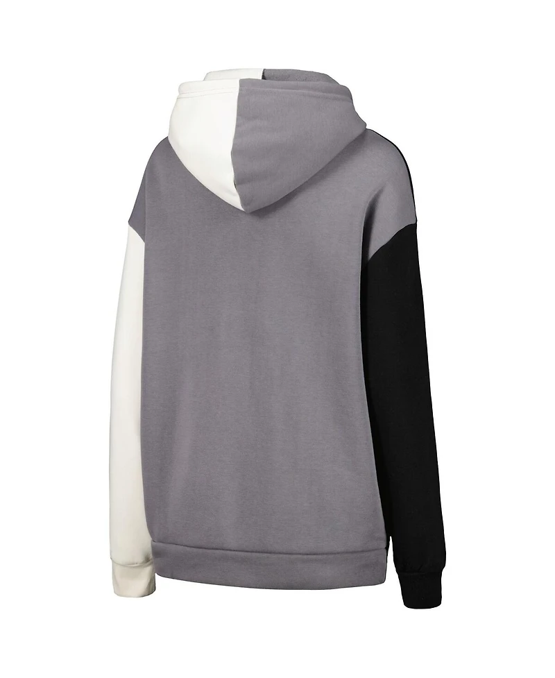 Women's Gameday Couture Black South Carolina Gamecocks Hall of Fame Colorblock Pullover Hoodie