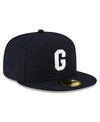 Men's New Era Navy Homestead Grays Turn Back The Clock 59FIFTY Fitted Hat