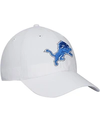 Men's '47 Brand White Detroit Lions Clean Up Adjustable Hat