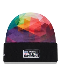 Men's New Era Black Cleveland Browns 2023 Nfl Crucial Catch Cuffed Knit Hat