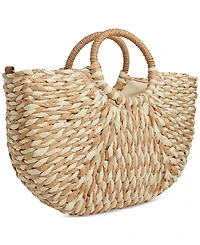 Style & Co Straw Tote Crossbody, Exclusively at Macy's