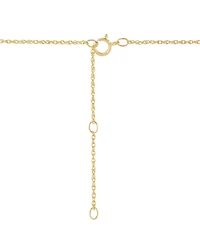 Diamond Mama Coin Pendant Necklace (1/10 ct. t.w.) in 14k Gold-Plated Sterling Silver, 16" + 2" extender