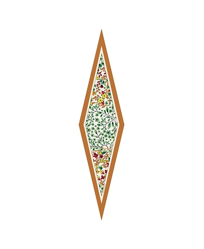 Jessie Zhao New York Silk Diamond Scarf Of Afternoon Garden