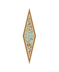 Jessie Zhao New York Silk Diamond Scarf Of Afternoon Garden