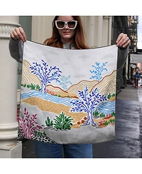 Jessie Zhao New York Silk Bandana Of After Sunset