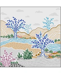 Jessie Zhao New York Silk Bandana Of After Sunset