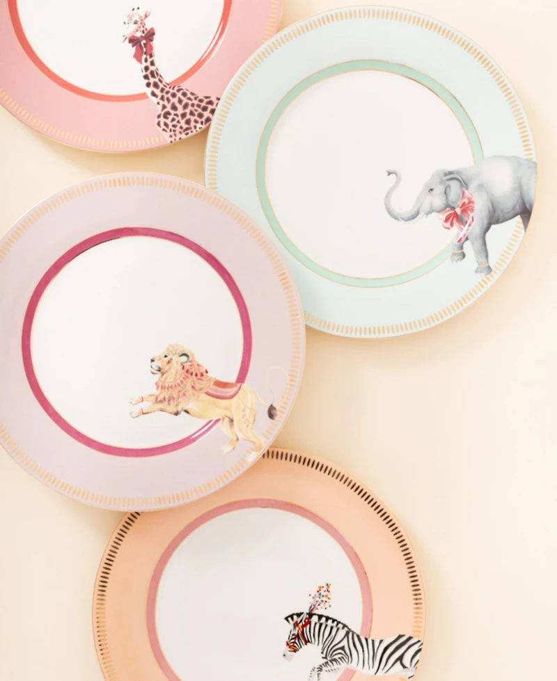 Yvonne Ellen Animal Side Plates, Set of 4