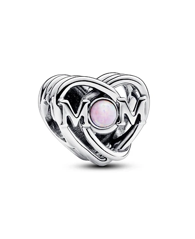 Pandora Openwork M0M Heart Charm