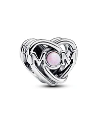 Pandora Openwork M0M Heart Charm