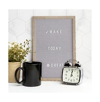 Bellamy 12" x 17" Wood Letter Board Set With Felt Facing