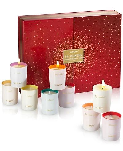 Lovery 12-Pc. Unique Scented Aromatherapy Soy Candles Gift Set