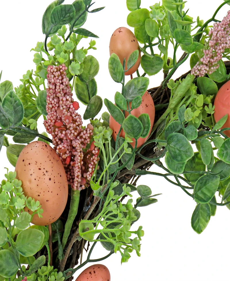 National Tree Company 22" Eggs Easter Wreath
