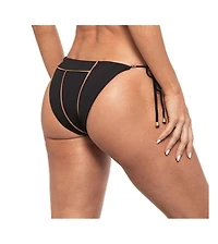 Guria Beachwear Women's Contrast Detail Reversible Tie Side Bikini Bottom