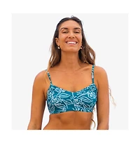 Calypsa Women's Adjustable Strap Swim Bra