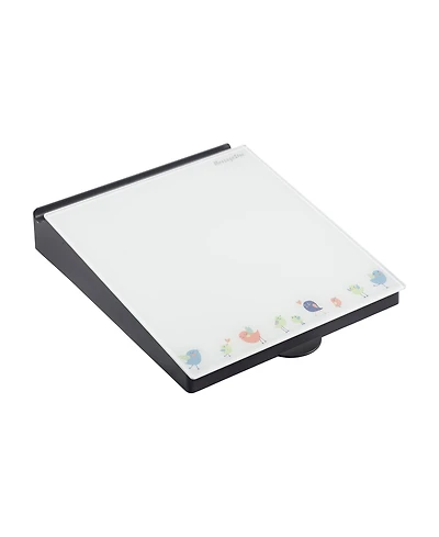 Dry-Erase Glass Board Memo Station, Desk Organizer
