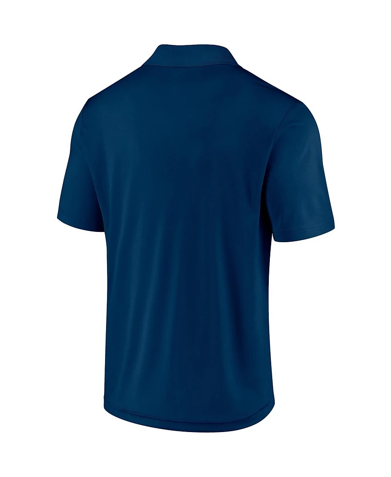 Men's Fanatics Deep Sea Blue Seattle Kraken Winning Streak Polo Shirt