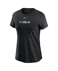 Women's Nike Black Chicago Cubs Over Shoulder T-shirt
