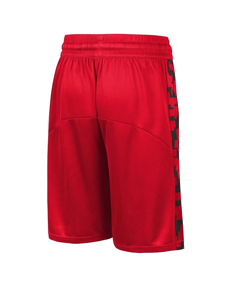 Big Boys Nike Red Chicago Bulls Courtside Starting Five Team Shorts