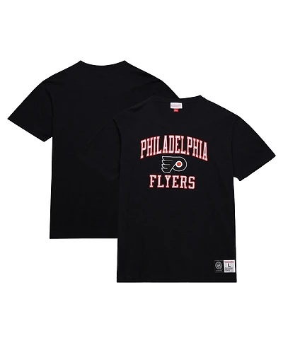 Men's Mitchell & Ness Black Philadelphia Flyers Legendary Slub T-shirt
