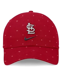 Men's Nike Red St. Louis Cardinals Primetime Print Club Adjustable Hat