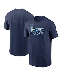 Men's Nike Navy Tampa Bay Rays Fuse Wordmark T-shirt