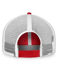 Men's Fanatics Red, White Washington Capitals Slouch Core Primary Trucker Snapback Hat